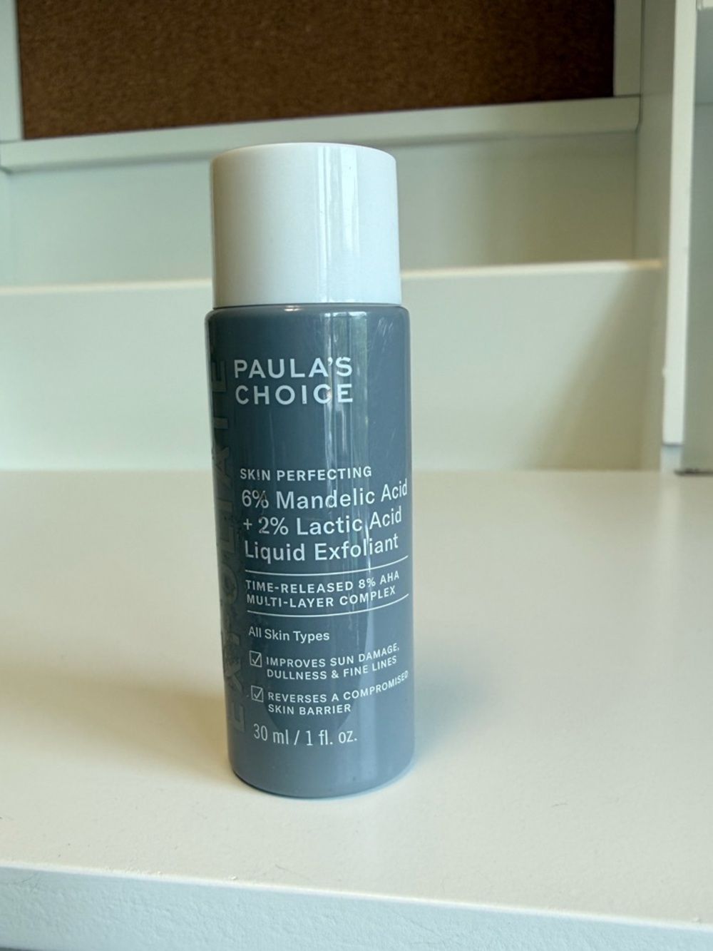 Paula's Choice 6% Mandelic + 2% Lactic Acid Liquid Exfoliant - NEW, Travel Size